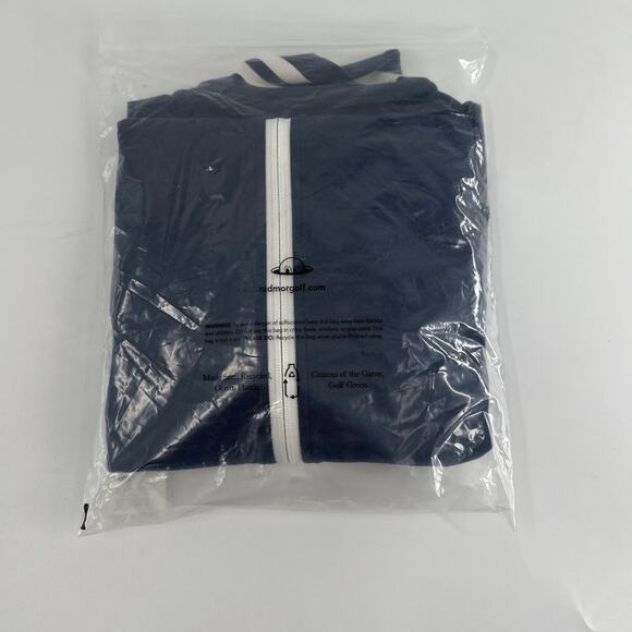 Radmor Golf Men's Navy/Snow White Chappie Recycled Jacket Size M - Picture 5 of 11